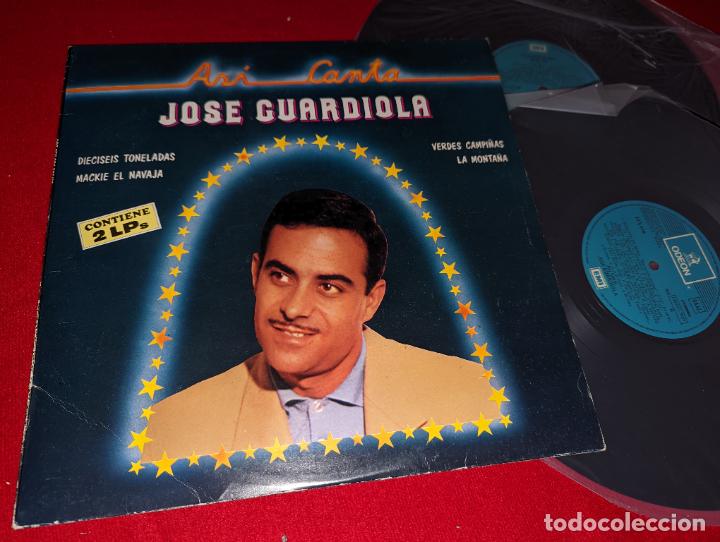 Discos de vinilo: JOSE GUARDIOLA Asi canta 2LP 1981 EMI Odeon - Foto 1