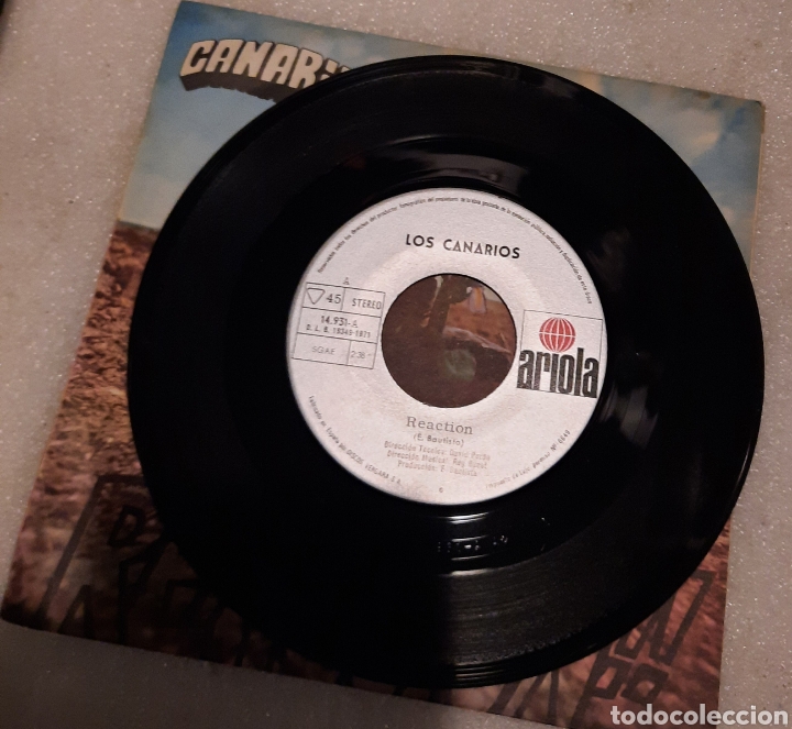 Discos de vinilo: Canarios - reaccion - Foto 2