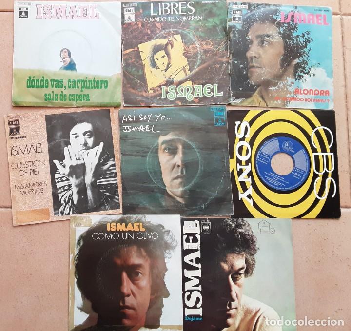 Discos de vinilo: Lote de 8 singles de ISMAEL - Foto 1