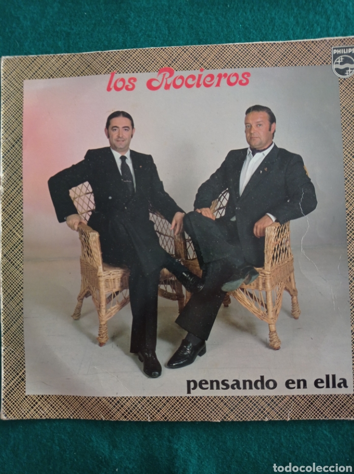 Discos de vinilo: DISCO VINILO LP , LOS ROCIEROS , PENSANDO EN ELLA , 1983 - Foto 1