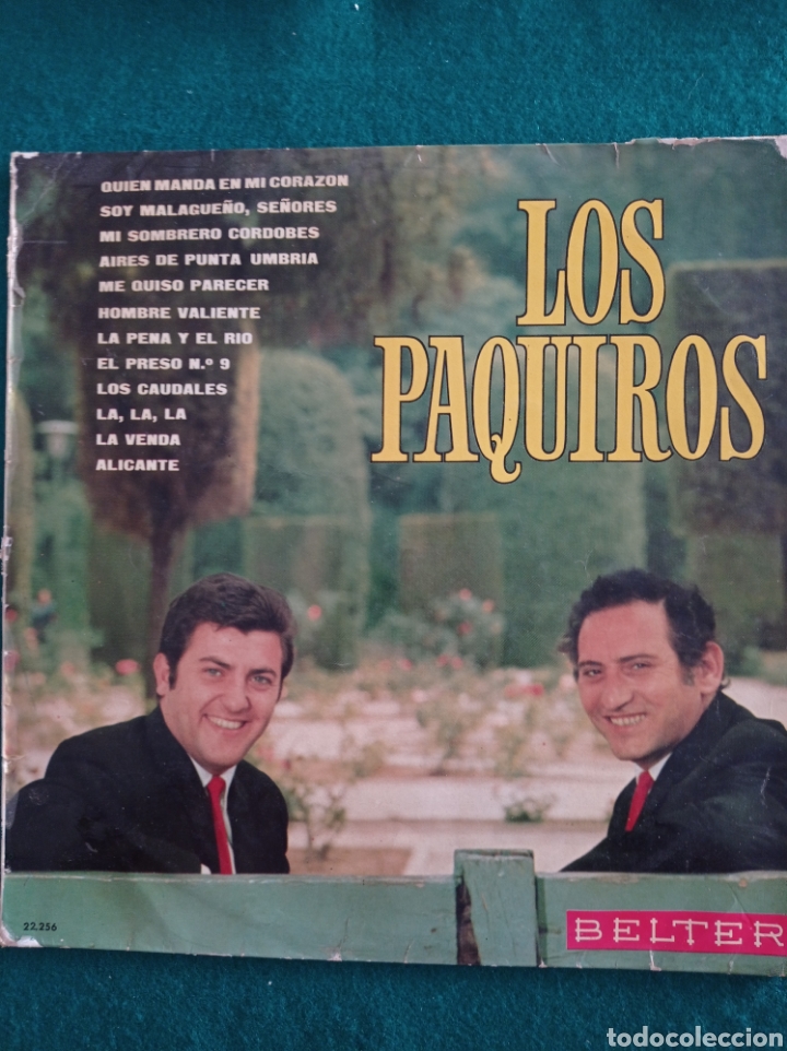 Discos de vinilo: DISCO VINILO LP , LOS PAQUIROS , 1969 - Foto 1