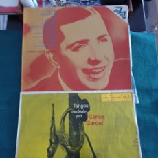 Discos de vinilo: DOS DISCO VINILO LP , CARLOS GARDEL , FAMOSOS TANGOS , AÑOS 1962 Y 1974