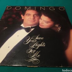 Discos de vinilo: PLACIDO DOMINGO- SABE YOUR NIGHTS FOR ME. Lote 344117783