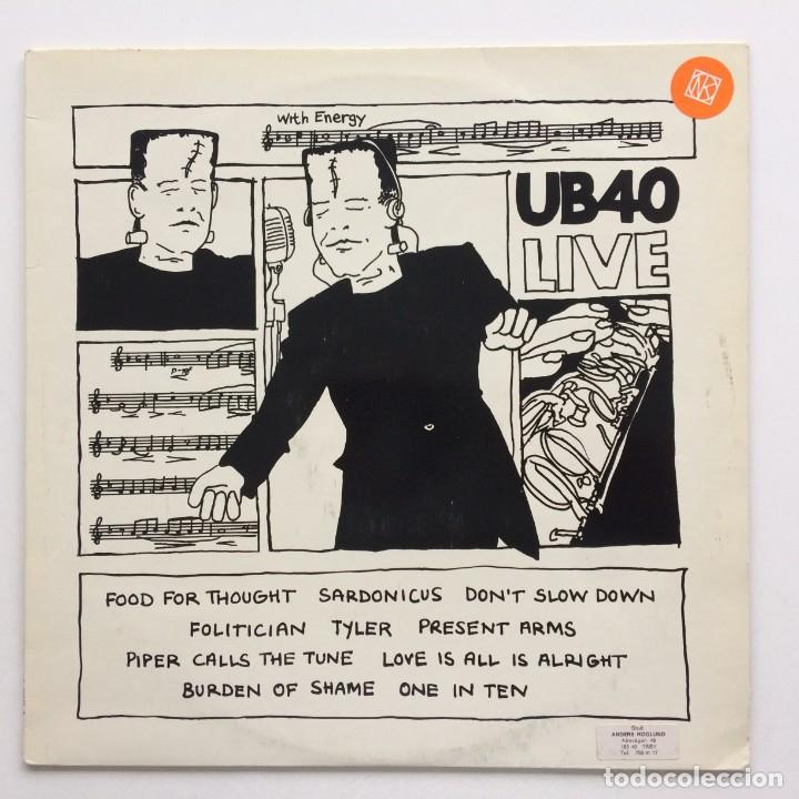 Discos de vinilo: UB40 &lrm;&ndash; Live , UK 1983 DEP International - Foto 1