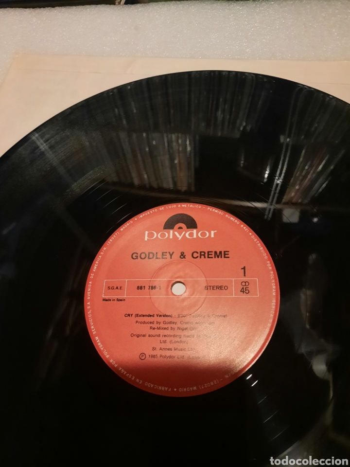 Discos de vinilo: Godley & Creme - cry - Foto 2