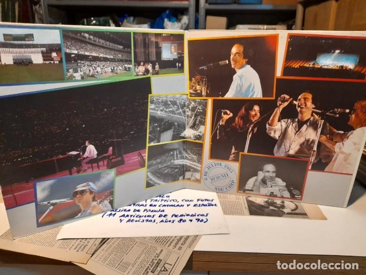 Discos de vinilo: DOBLE LP LLUIS LLACH : CAMP DEL BAR&Ccedil;A ( CON EXTRAS ) - Foto 3