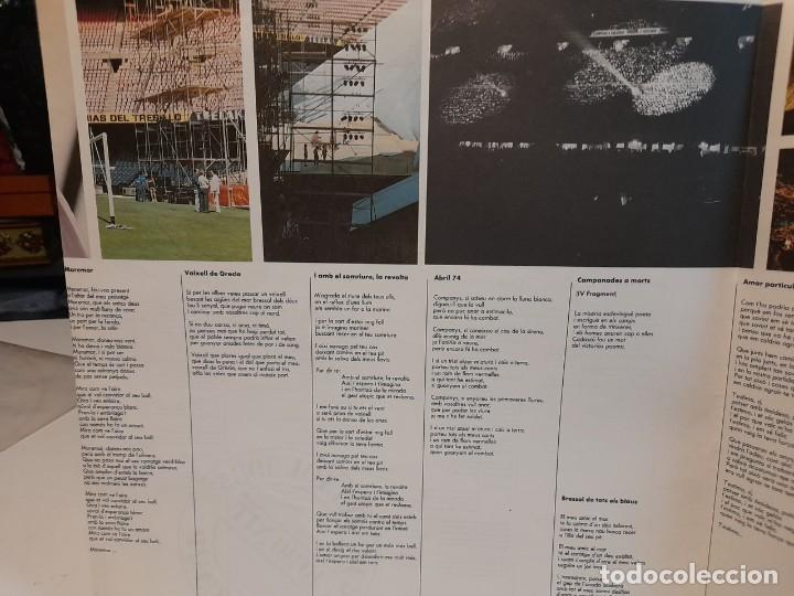 Discos de vinilo: DOBLE LP LLUIS LLACH : CAMP DEL BAR&Ccedil;A ( CON EXTRAS ) - Foto 7