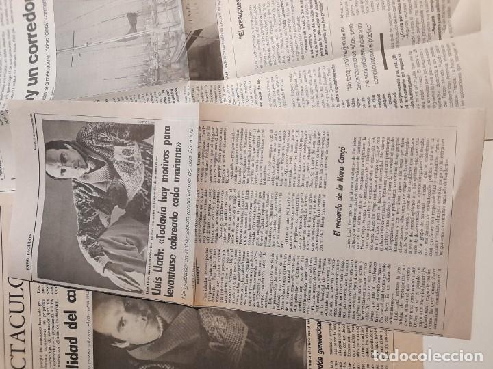 Discos de vinilo: DOBLE LP LLUIS LLACH : CAMP DEL BAR&Ccedil;A ( CON EXTRAS ) - Foto 17