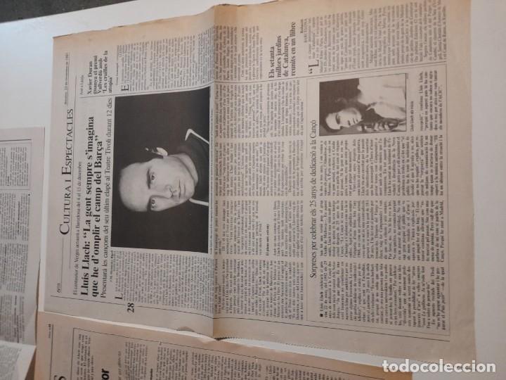 Discos de vinilo: DOBLE LP LLUIS LLACH : CAMP DEL BAR&Ccedil;A ( CON EXTRAS ) - Foto 18