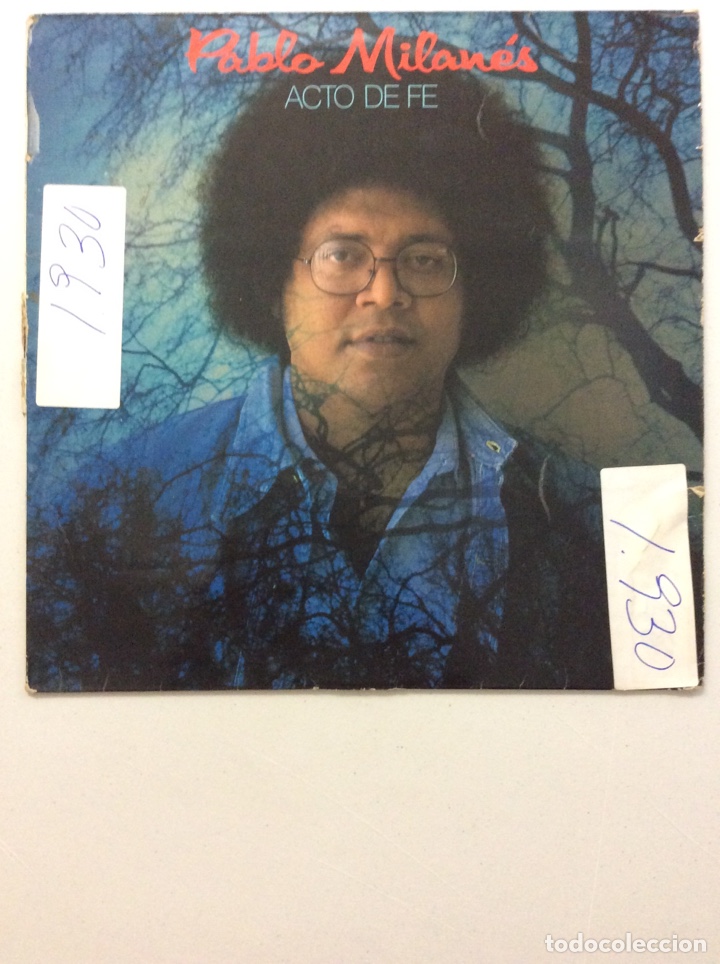 Discos de vinilo: Pablo Milan&eacute;s. Acto de fe. - Foto 1