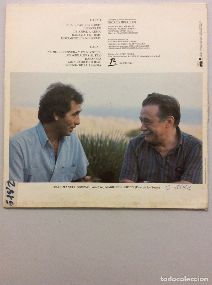Discos de vinilo: Joan Manuel Serrat. El sur tambi&eacute;n existe. - Foto 2