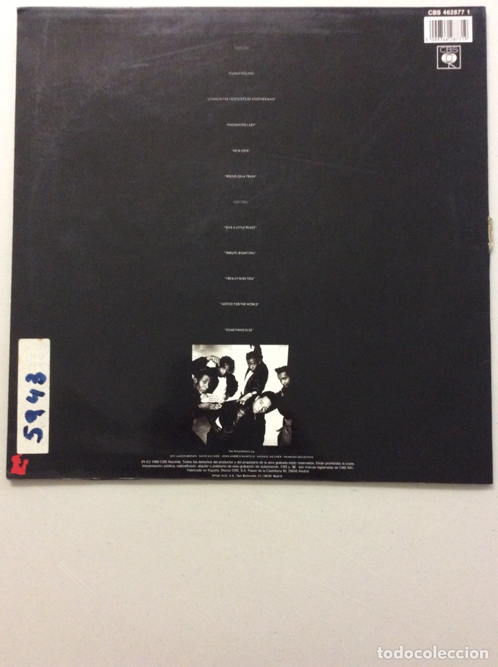 Discos de vinilo: The Pasadenas. To whom it may concern - Foto 2