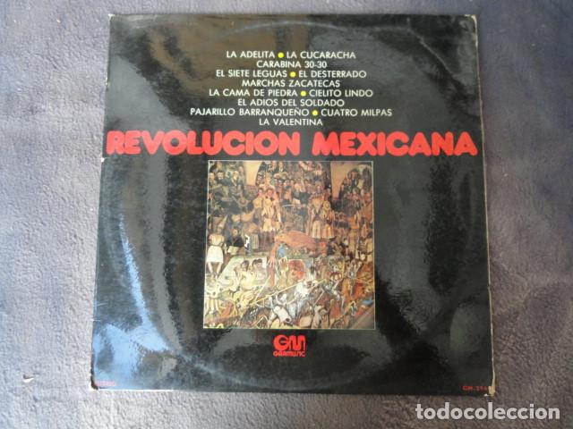 Dischi in vinile: DISCO - REVOLUCI&Oacute;N MEXICANA - GRAMUSIC. A&Ntilde;O 1974.