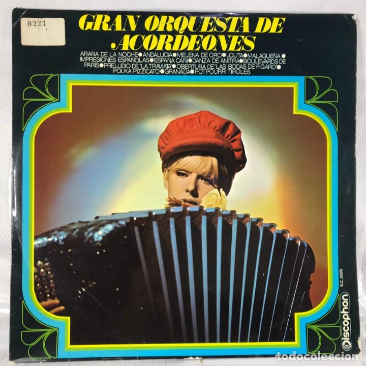 Discos de vinilo: LP GRAN ORQUESTA DE ACORDEONES - Foto 1