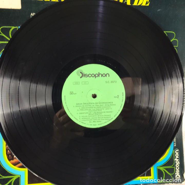 Discos de vinilo: LP GRAN ORQUESTA DE ACORDEONES - Foto 6