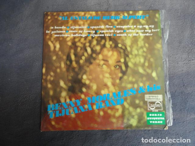 Dischi in vinile: DISCO - BENNY MORALES & TAJANA BAND - ZAFIRO. A&Ntilde;O 1972.
