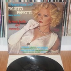 Discos de vinilo: FAUSTO PAPETTI I REMEMBER Nº7: SAX ALTO 1978 SPAIN LP AGOSTINA BELLI SEXY COVER