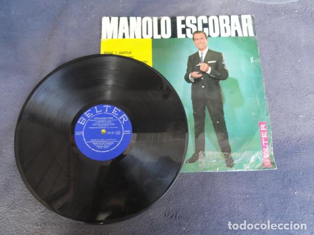 Discos de vinilo: DISCO - EXITOS MANOLO ESCOBAR - BELTER. A&Ntilde;O 1964. - Foto 2