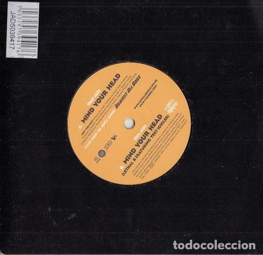 Discos de vinilo: LETHAL BLIZZE - MIND YOUR HEAD - SINGLE DE VINILO EDICION INGLESA - CS4 - Foto 2