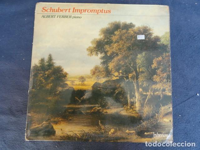 Discos de vinilo: DISCO - IMPROMPTUS - SCHUBERT - ALBERT FERBER. HYPERION. A&Ntilde;O 1982. - Foto 1