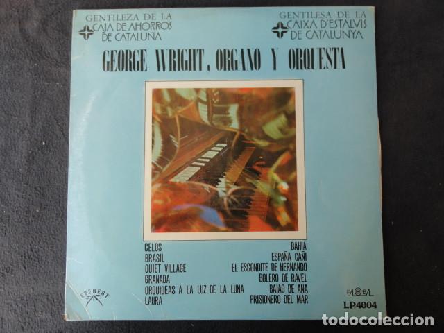 Discos de vinilo: DISCO - ORGANO Y ORQUESTA - GEORGE WRIGHT. PALOBAL. A&Ntilde;O 1968. - Foto 1