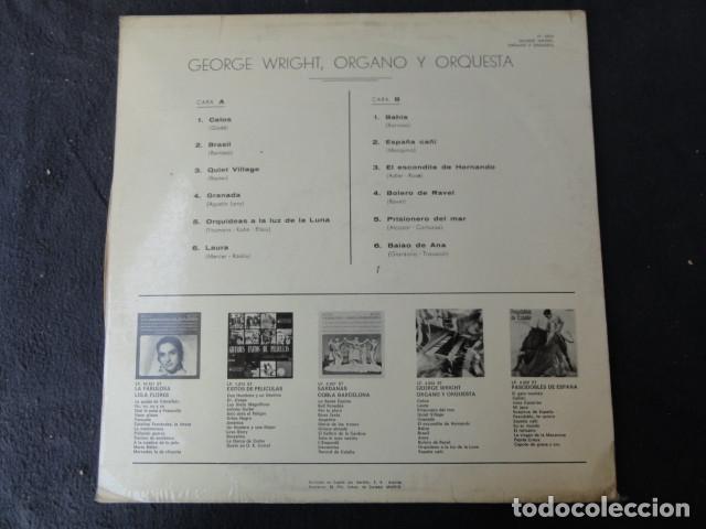 Discos de vinilo: DISCO - ORGANO Y ORQUESTA - GEORGE WRIGHT. PALOBAL. A&Ntilde;O 1968. - Foto 3