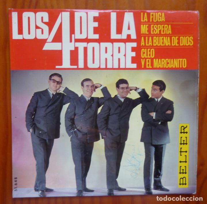 Discos de vinilo: LOS 4 DE LA TORRE / A LA BUENA DE DIOS+3 / 1966 / EP - Foto 1