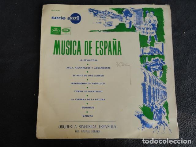 Disques de vinyle: DISCO - M&Uacute;SICA DE ESPA&Ntilde;A - SERIE AZUL. REGAL. A&Ntilde;O 1967.