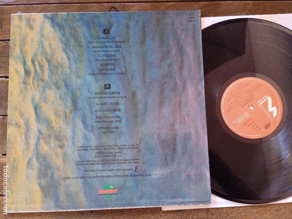 Discos de vinilo: TABURIENTE LP. GRANDES EXITOS. MADE IN SPAIN. 1989 - Foto 2