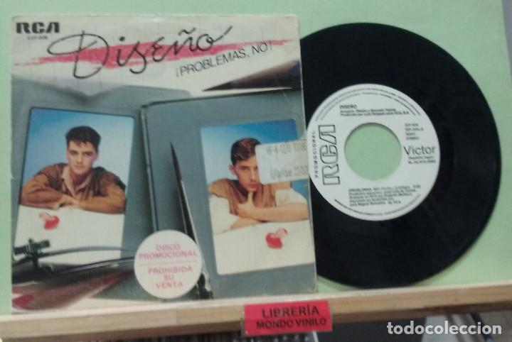 Discos de vinilo: Dise&ntilde;o. &iexcl;Problemas, no!. RCA 1983 -- Single - Foto 1