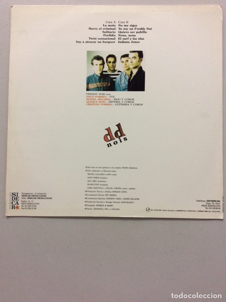 Discos de vinilo: Freddy nois. La moto. - Foto 2