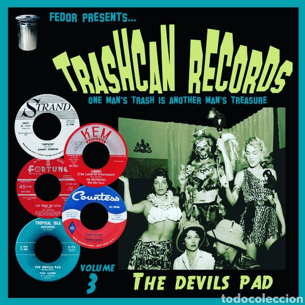 Discos de vinilo: Trashcan Records Volume 3 - The Devils Pad. Vinilo nuevo precintado. - Foto 1