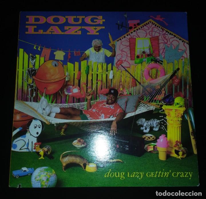 Discos de vinilo: LP - doug lazy - getting crazy - 1990 - vinyl - vinilo - Foto 1