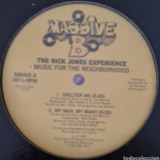 Discos de vinilo: MAXI - THE NICK JONES EXPERIENCE - MUSIC FOR THE NEIGHBORHOOD 1992 USA. Lote 344643778