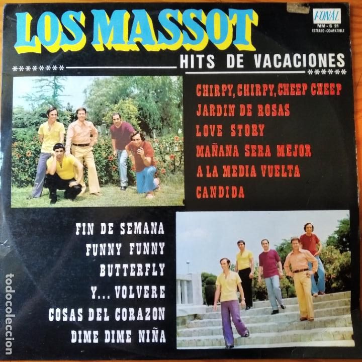 Discos de vinilo: LOS MASSOT, HITS DE VACACIONES - LP - Foto 1