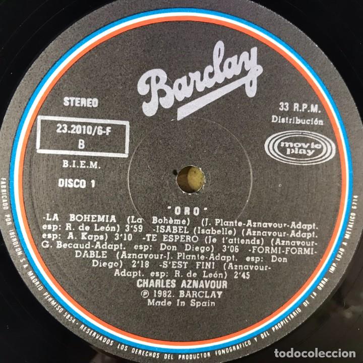 Discos de vinilo: Charles Aznavour &ndash; Oro - 2 x Vinyl, LP, Compilation, Gatefold - SPAIN - Foto 9