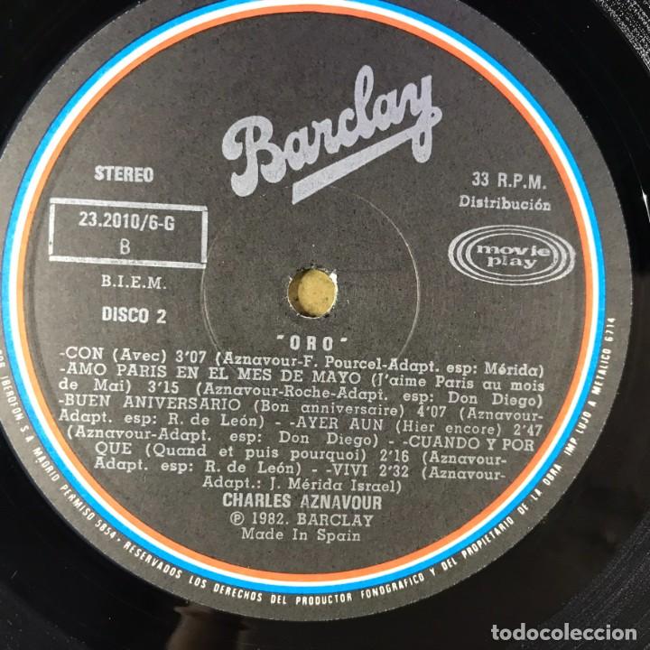 Discos de vinilo: Charles Aznavour &ndash; Oro - 2 x Vinyl, LP, Compilation, Gatefold - SPAIN - Foto 14