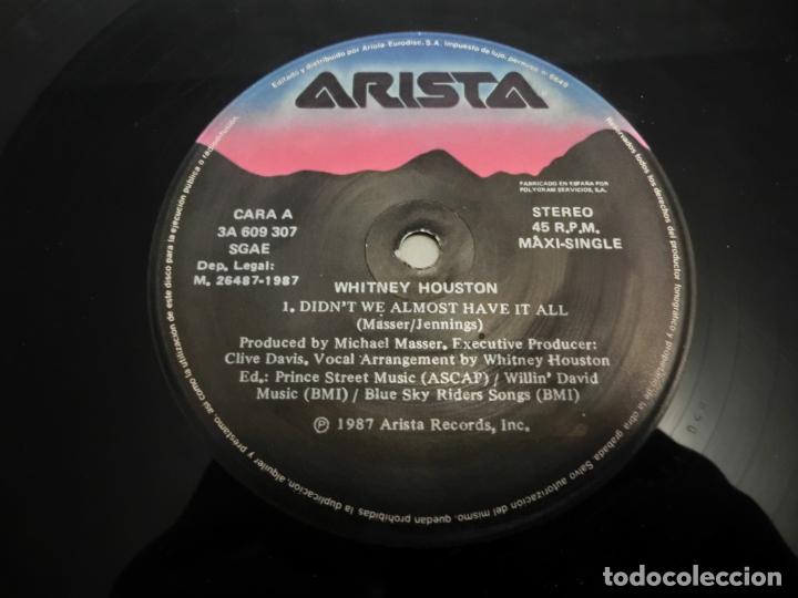 Discos de vinilo: WHITNEY HOUSTON - DIDNT WE ALMOST HAVE IT ALL - Foto 3