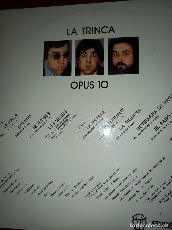 Discos de vinilo: 2 LP de LA TRINCA (OPUS10 i NOU DE TRINCA) - Foto 3