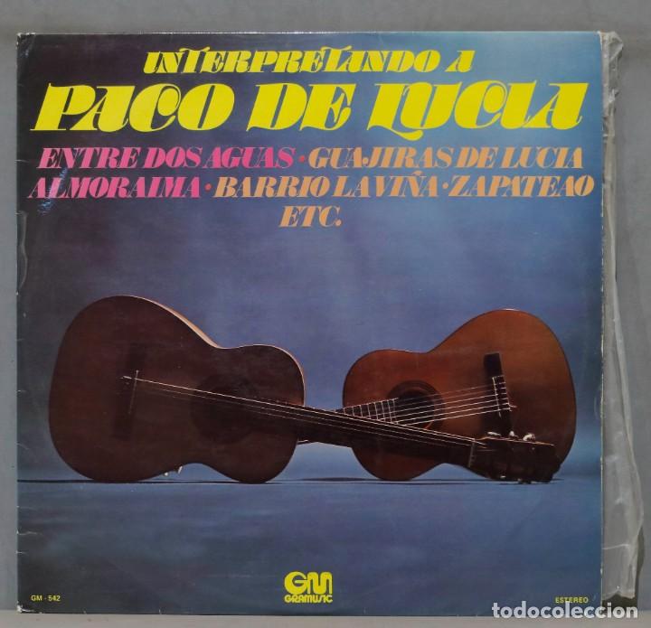 Discos de vinilo: LP. INTERPRETANDO A PACO DE LUCIA - Foto 1