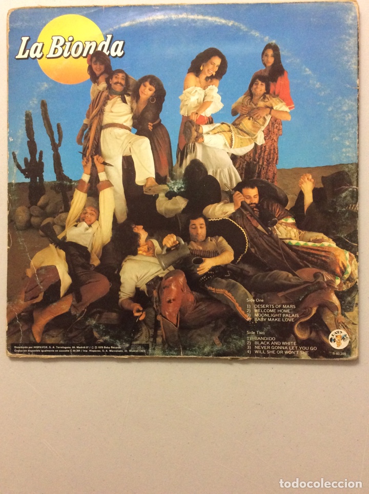 Discos de vinilo: La Bionda. Bandido. - Foto 2