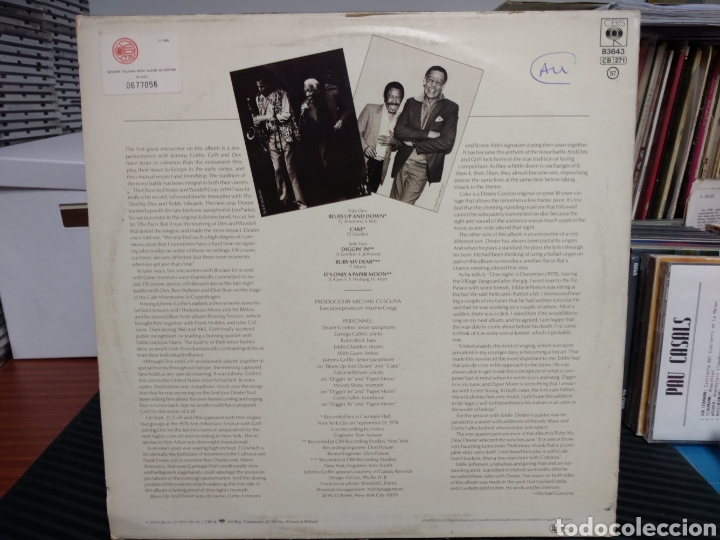 Discos de vinilo: Dexter Gordon - Great Encounters (LP, Album) - Foto 2
