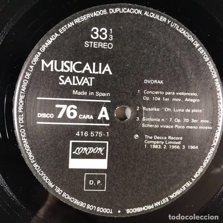 Discos de vinilo: MUSICALIA - SALVAT - DISCO 76. Dvorak - Foto 4