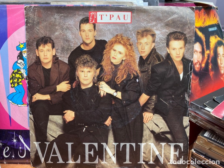 Discos de vinilo: TPau - Valentine (7&rdquo;, Single) Edici&oacute;n UK - Foto 1