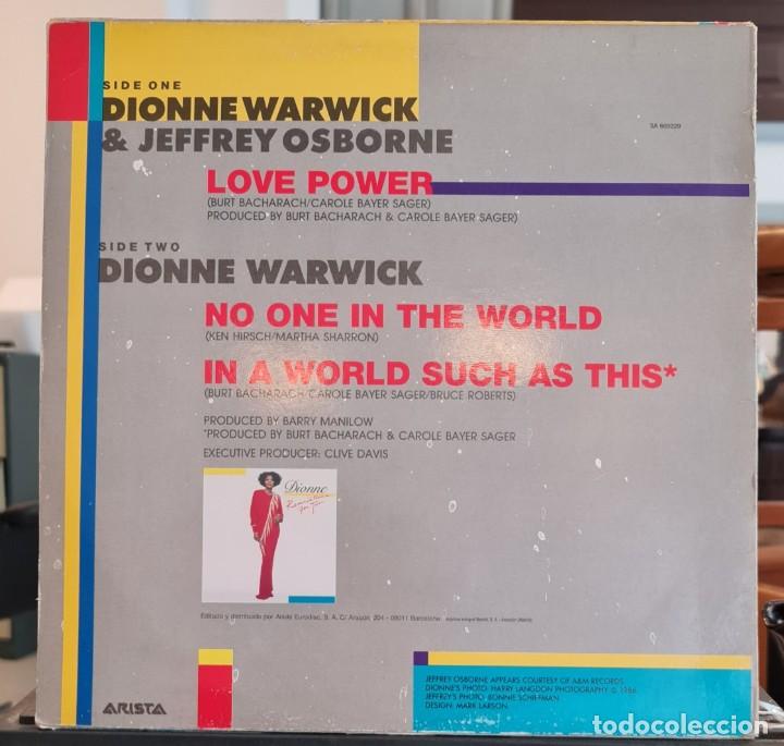 Discos de vinilo: Ms Dione Warwick&Jeffrey Osborne - Foto 2