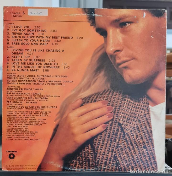 Discos de vinilo: Lp Tomas Ledin &rdquo; The Human Touch &rdquo; - Foto 2