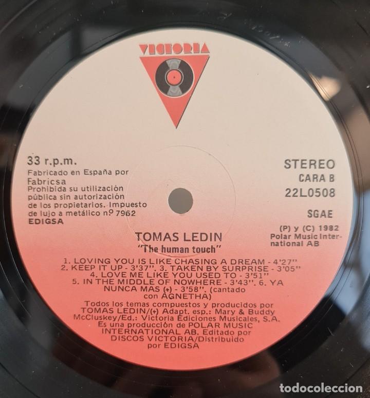 Discos de vinilo: Lp Tomas Ledin &rdquo; The Human Touch &rdquo; - Foto 4