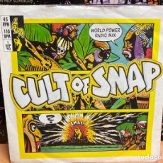 Discos de vinilo: SNAP! - CULT OF SNAP (7”, SINGLE) EDICIÓN UK