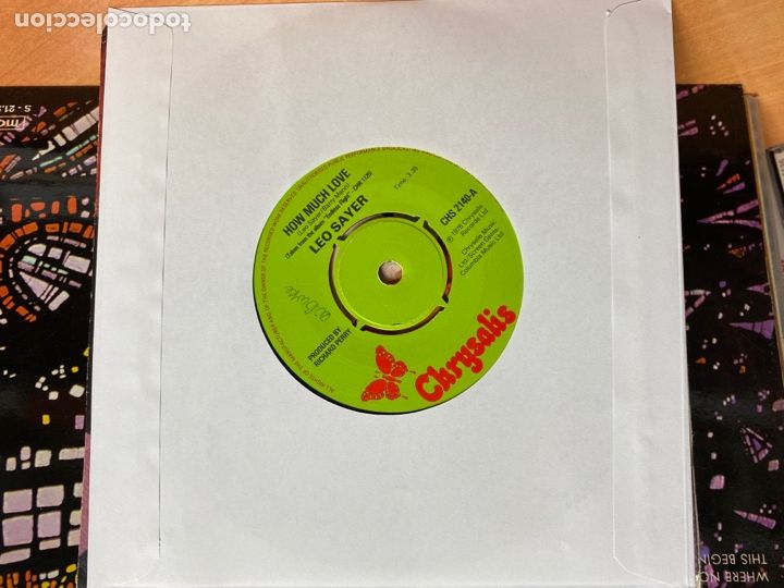 Discos de vinilo: Leo Sayer - How Much Love (7&rdquo;, Single) Edici&oacute;n UK - Foto 2