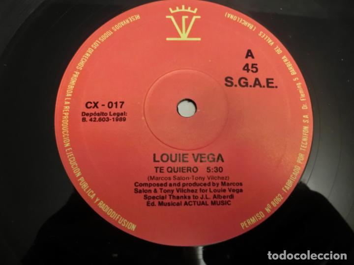 Discos de vinilo: LOUIE VEGA - TE QUIERO - Foto 3